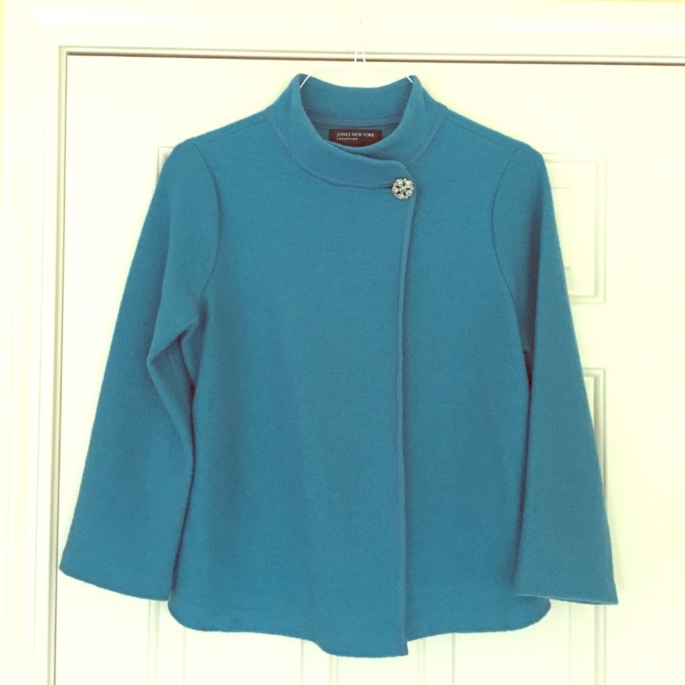 Jones New York Collection boiled wool jacket